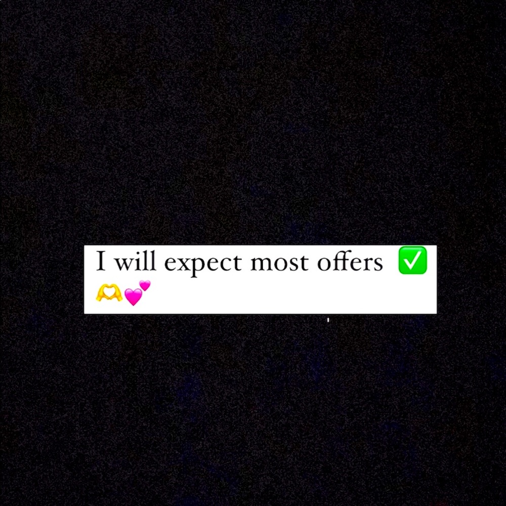 Excepting most offers💕